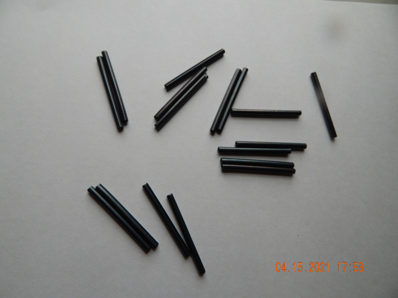 ROLL PINS 5/32 x 2" CARBON STEEL 20 PCS. NEW