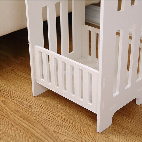 White Bedside Table Cabinet Nightstand Small Side End Table Storage Organizer UK - Picture 11 of 14