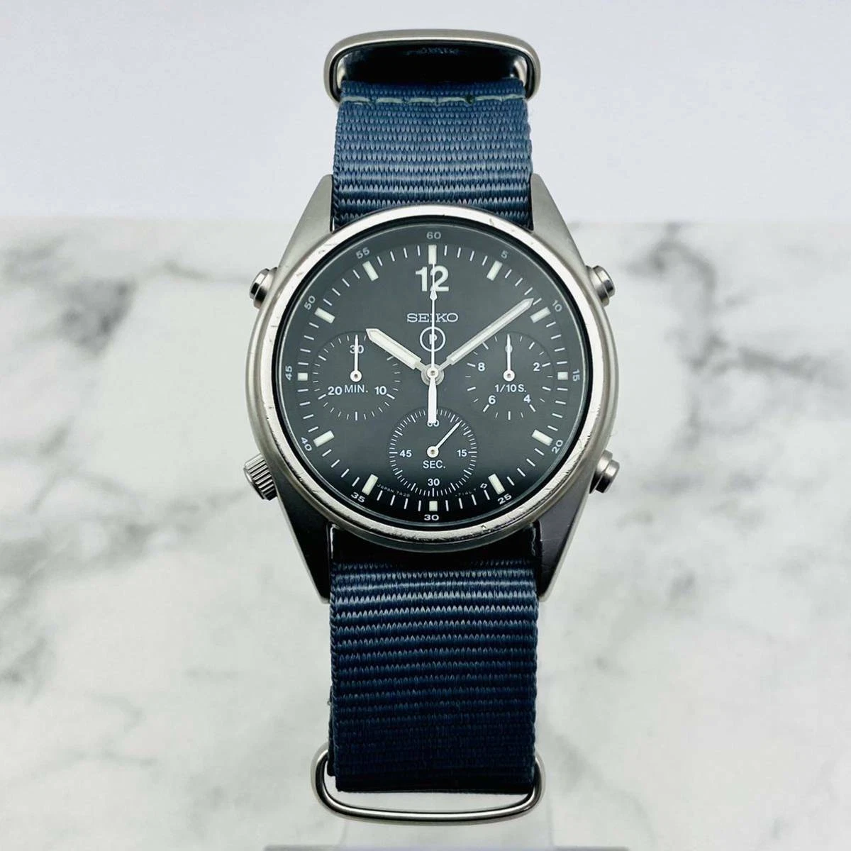 SEIKO Rare Royal Air Force RAF GEN1 / 7A28-7120 Chronograph