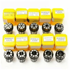 10Pcs ER16 1-10mm Spring Collet Set For CNC Milling Machine Engraving Lathe BE