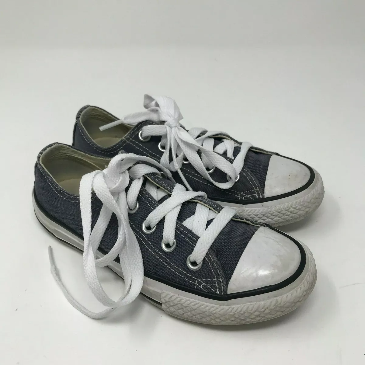 Converse Kids Canvas Sneakers Low top lace up All Star Unisex Navy