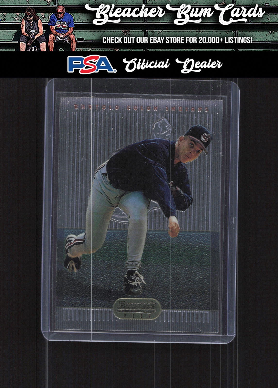 1995 Bowman's Best 73 Bartolo Colon Rookie Blue