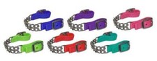 Showman Adjustable Double Chain Nylon Curb St...