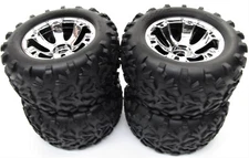 Fits Traxxas Nitro Revo 3.3 53097-3 - 6.3" Maxx TIRES & Geode WHEELS