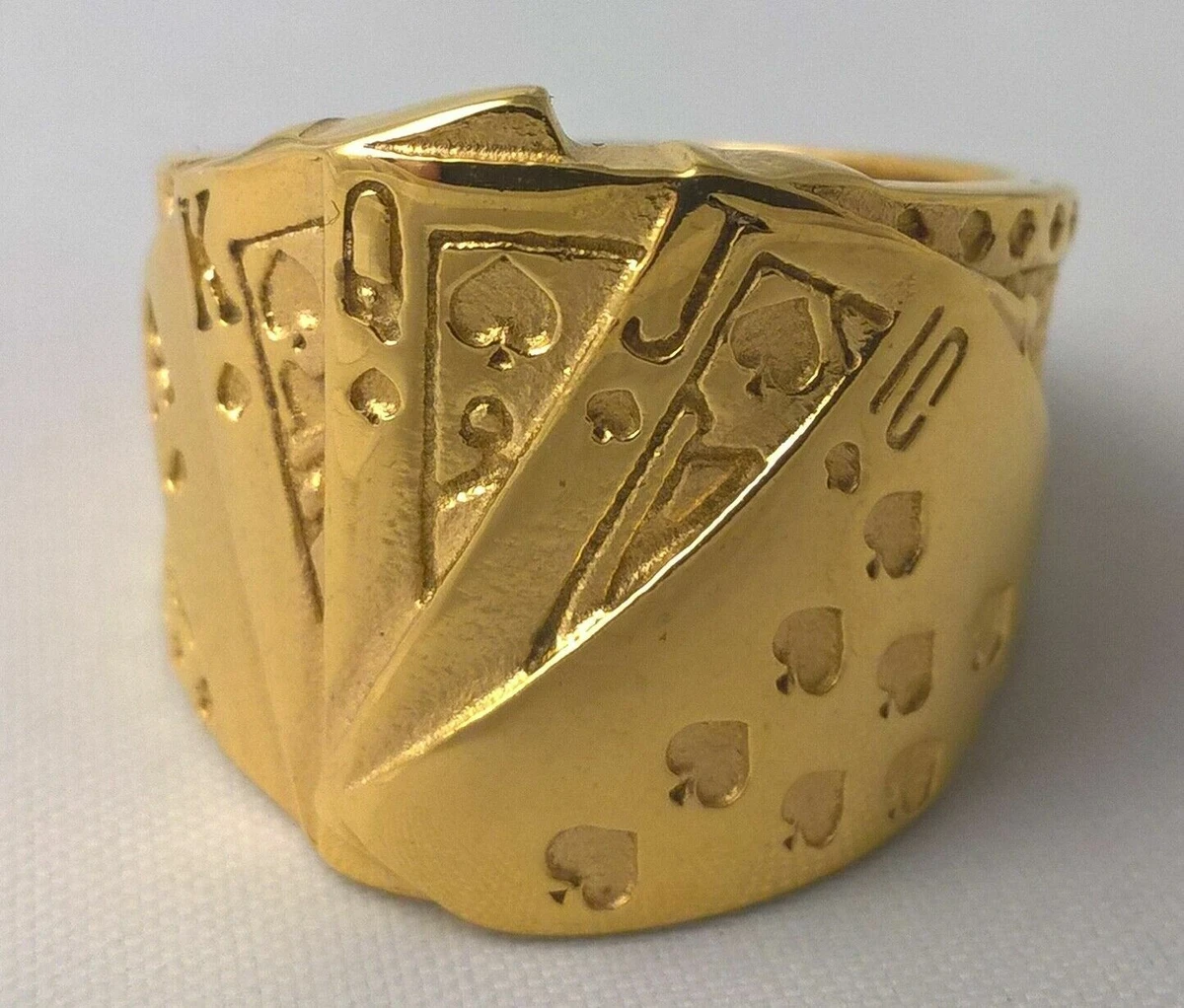 18k gold poker ring deals