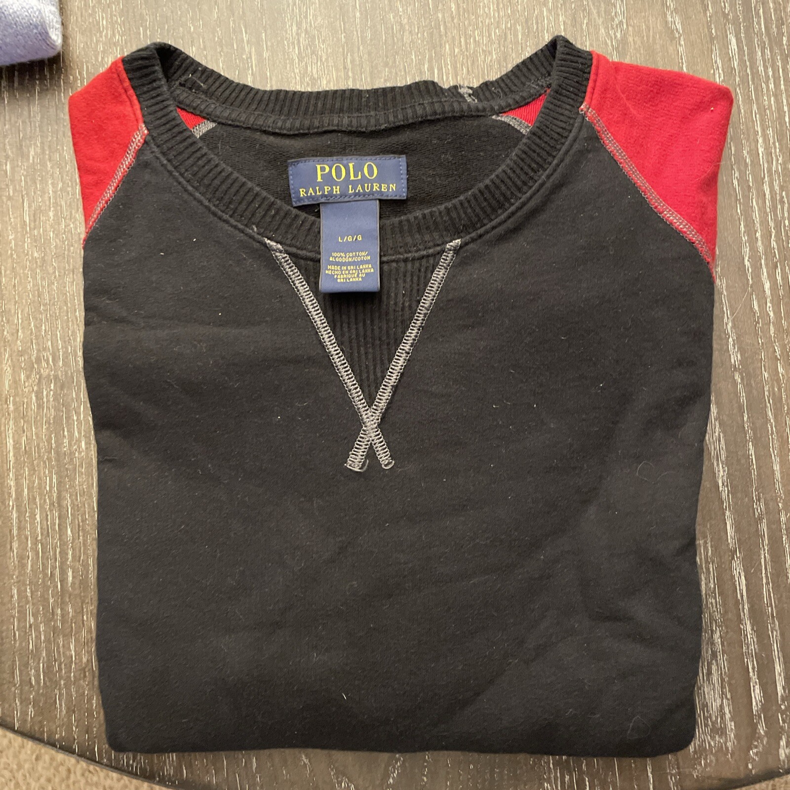 PONY Polo Ralph Lauren assortita LOTTO DI 8 maglioni e felpe manica lunga S L XL