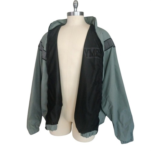 Army Jogging Jacket/Windbreaker Men's 2XL Long Reflective Strip Vented Pit Zips - Picture 7 of 10