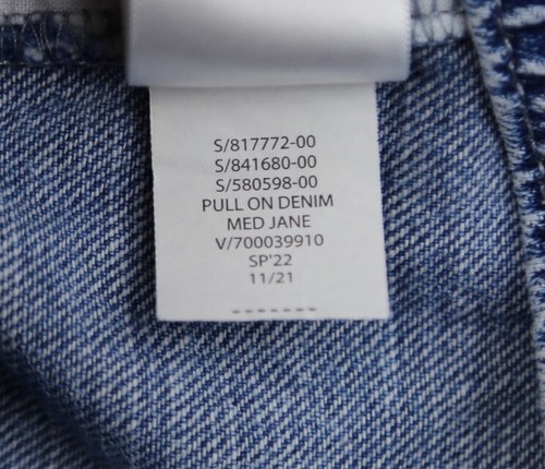 Pantaloncini Jeans Donna 2021 Gap Pull On Med Jane Elasticizzati Vita Coulisse Taglia L - Foto 5 di 6