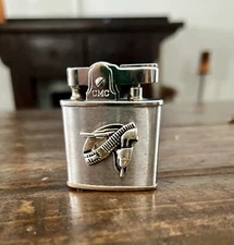 CMS Continental Vintage Lighter W/ Gun And Holster 