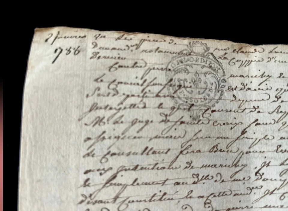 1788 AUTOGRAPHED PAPER - Image 3 of 4