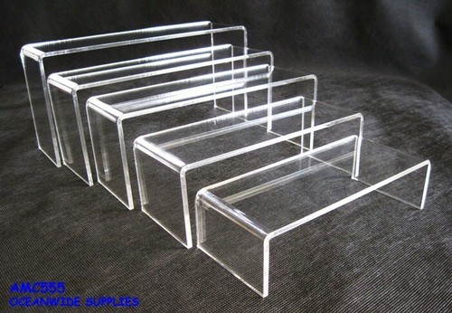 Display Riser Jewellery STURDY Acrylic Clear | SUPER DEAL 10 Stands | AUS Stock - Picture 3 of 5