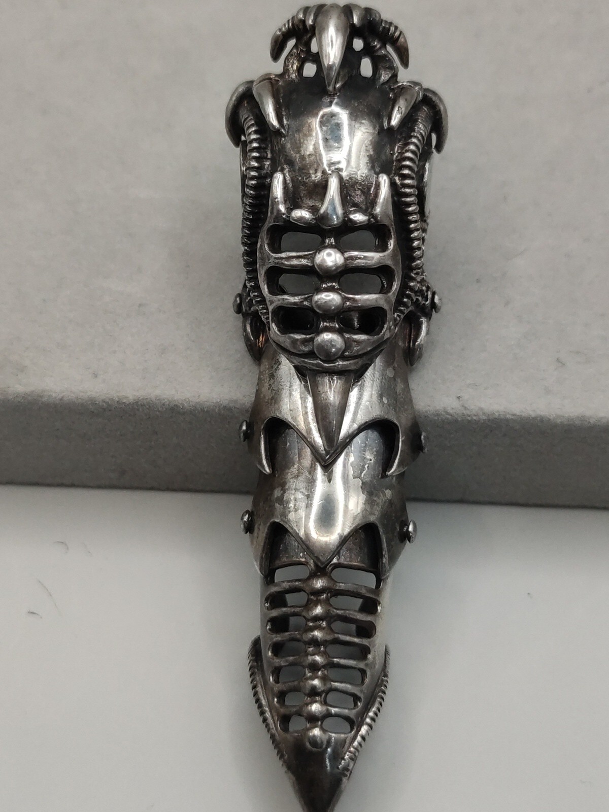 Silver ring 925, knight ring 925 silver, handmade… - image 10