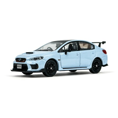 #ad 1:64 Scale Subaru WRX STI S208 Blue Diecast Model Car Collection Gift Children $23.99