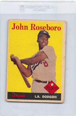 1958 Topps #42 John Roseboro Dodgers VG *DA-D5148
