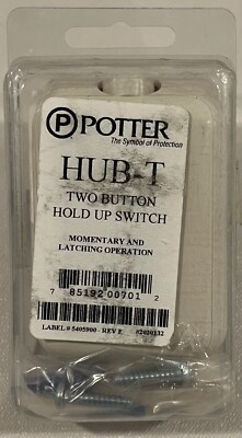 Potter HUB-T Two Button Hold Up Switch