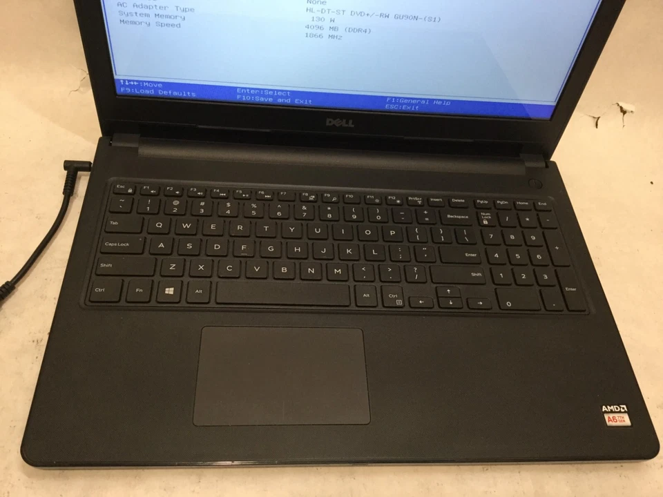 Dell inspiron 15-3565 / AMD A6-9200 R4 5 CC(2C+3G) @ 2.00GHz / (NO STORAGE) -MR - Image 2 of 4