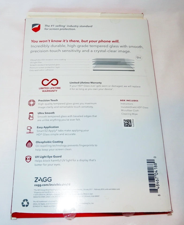 Zagg Invisible Shield Glass Shield for iPad Pro 11" ~ Gen. 1 & 2 - NEW OPEN BOX - Image 3 of 3