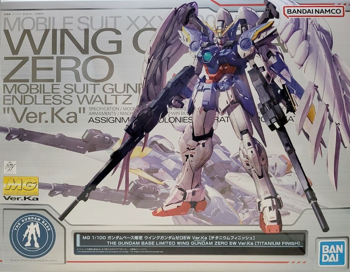 MG 1/100 THE GUNDAM BASE LIMITED WING GUNDAM ZERO EW Ver.Ka