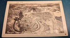 Vintage RPPC Real Photo Postcard "Rowena Loop Columbia River Highway" sent 1950