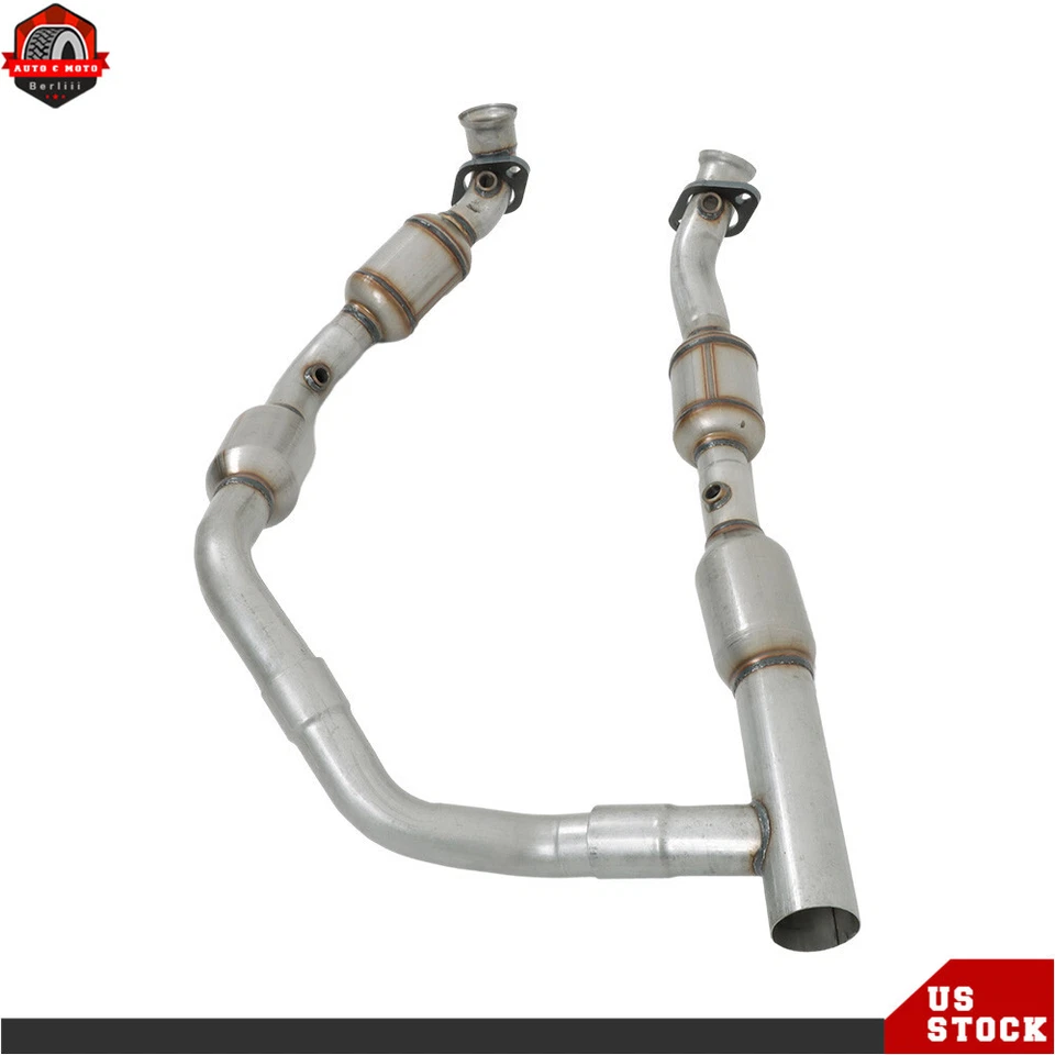 Convertidor catalítico tubo Y 5,4 L 2005-2008 para Ford E-150 Econoline E-250 E-350 Foto 2 de 4