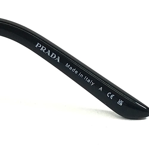 Prada Eyeglasses Frames VPR64Y GAQ-1O1 Black Silver Round Full Rim 54-18-135 - Picture 13 of 13