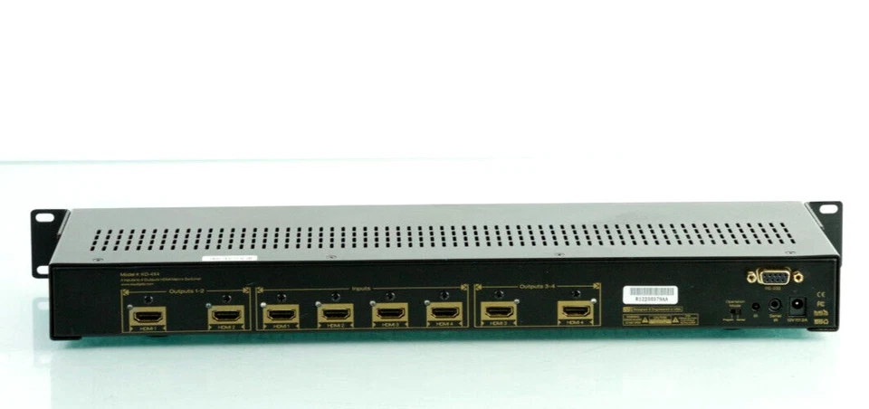 FULLY TESTED Key Digital KD-4x4 4x4 HDMI Matrix Switcher/ Switch o217 - Image 3 of 4