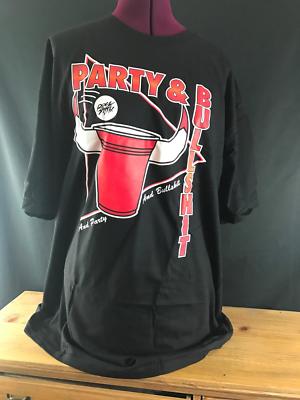NEW ROCKSMITH COTTON BLACK T-Shirt XL PARTY & BULLSHIT RED SOLO CUP WITH HORNS