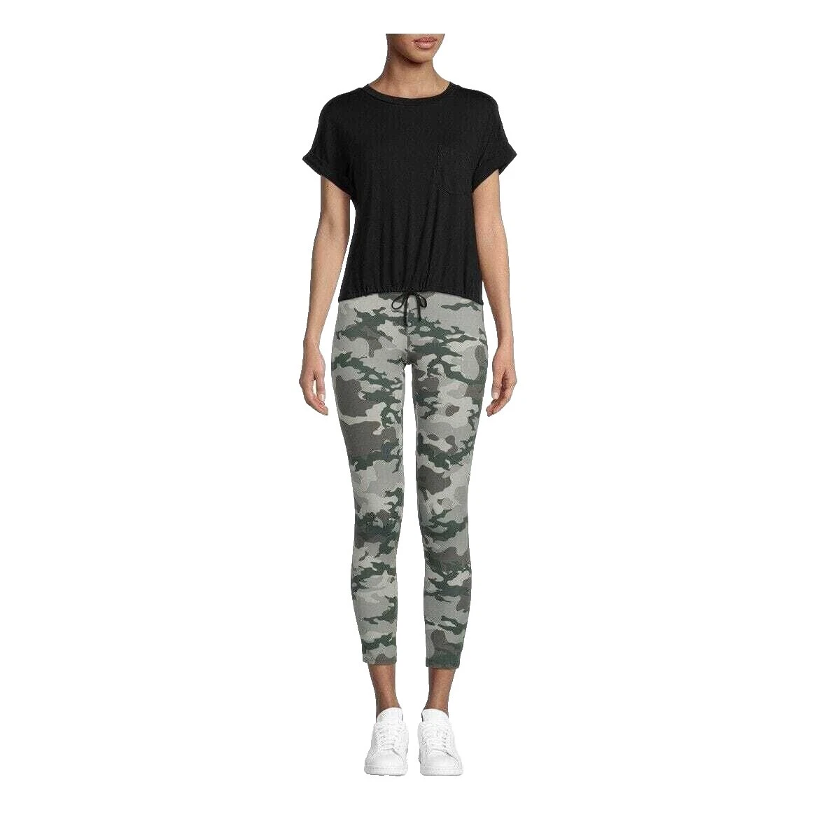 Mezcla de algodón del ejército Leggings para Mujer