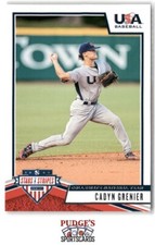 Cadyn Grenier 2019 Panini Stars & Stripes USA Baseball #85