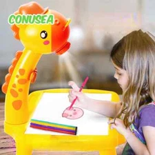 Drawing  Education Multifunctional Projection Painting Table Giraffe for kids