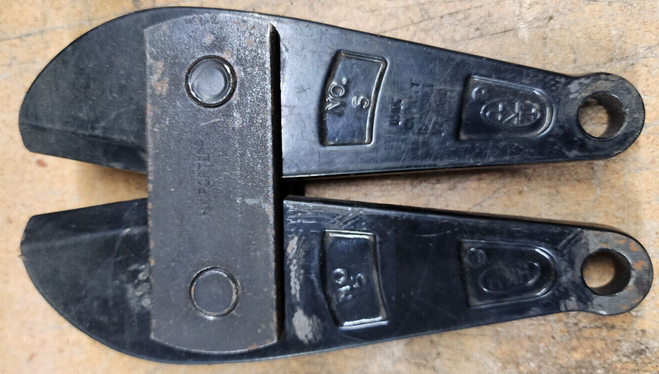GENUINE HKP H.K. PORTER No. 5 REPLACEMENT BOLT CUTTER JAWS eBay