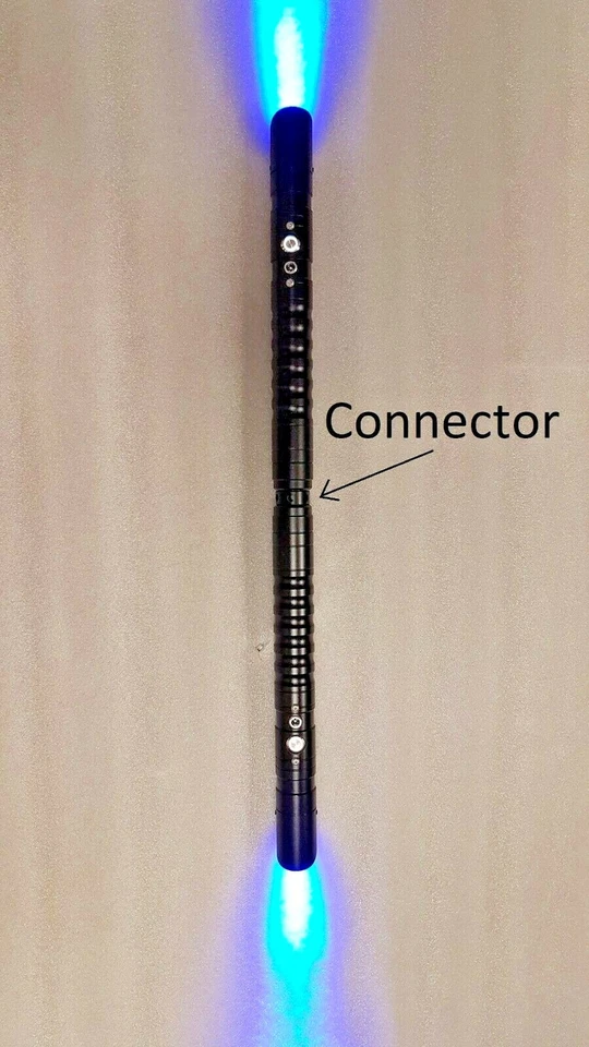 Star Wars Lightsaber Tail Metal Connector pommel connector Black or Silver - image 2 of 4