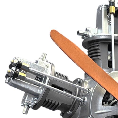TECHING Five-Cylinder Radial Engine Plane Simulation Metal Machinery Electric US - Picture 15 of 20