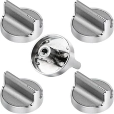 Upgraded Gas Stove knobs Replacement for Whirlpool Range Oven Replaces Stainless