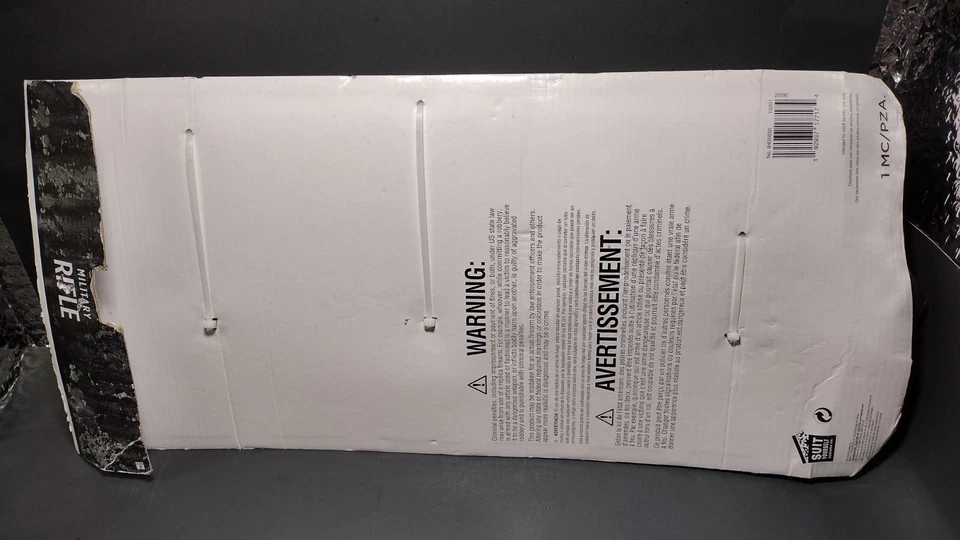 Rifle Militar Juego Soldado Juguete Arma Vestido Elegante Halloween Disfraz Accesorio Foto 4 de 4