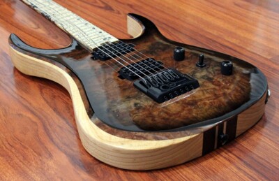Halo MERUS 6-string Guitar, EVERTUNE, Claro Walnut, Bare Knuckle [MADE TO ORDER]