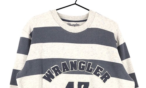 WRANGLER Crew Neck Jumper Pullover Sweater Men Size L - Picture 3 of 9