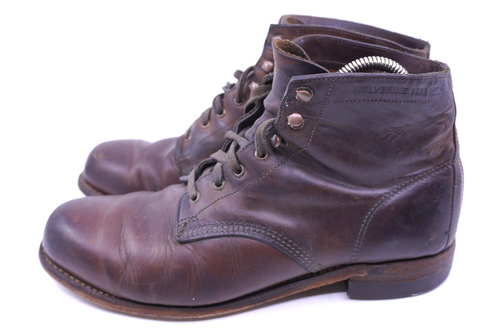 Wolverine 1000 Mile Men’s Boots Size 11.5 D Lacer Horween Leather USA - Picture 3 of 7