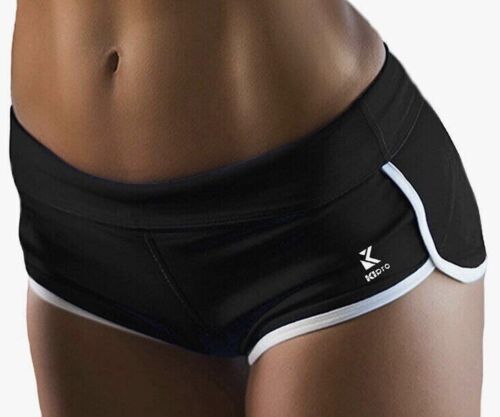 Pantalones cortos deportivos/activos Kipro nuevos con etiquetas, elásticos, cómodos, pequeños, #SH001-2 - Imagen 1 de 7