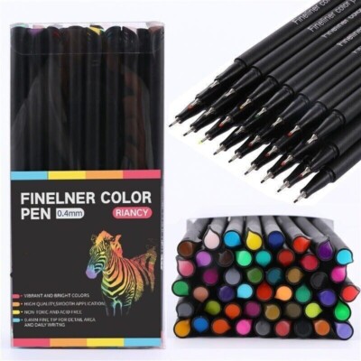 12 Farben Acryl Farbe Marker Stifte Extra Feine Spitze Rock Permanent Posca Metall Stift