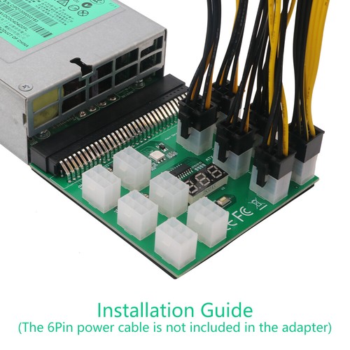 Carte de sortie 6 broches 1200 W pour bloc d'alimentation serveur minier HP DPS-1200QB A PSU - Photo 2/24