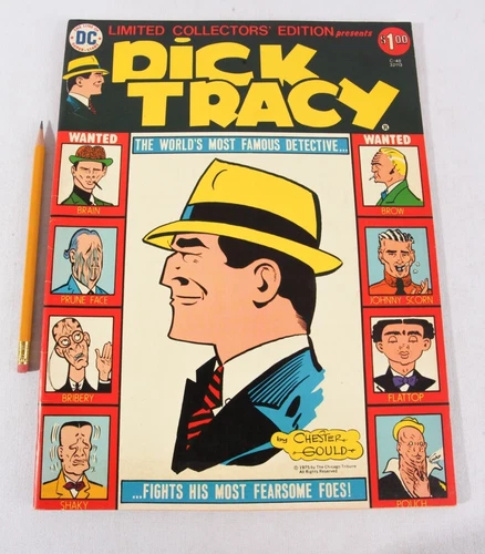 Dick Tracy, Oversized Treasury Comic Vol. 4 #C-40, 1975, 7.5 Very Fine- - 第 1/4 張圖片