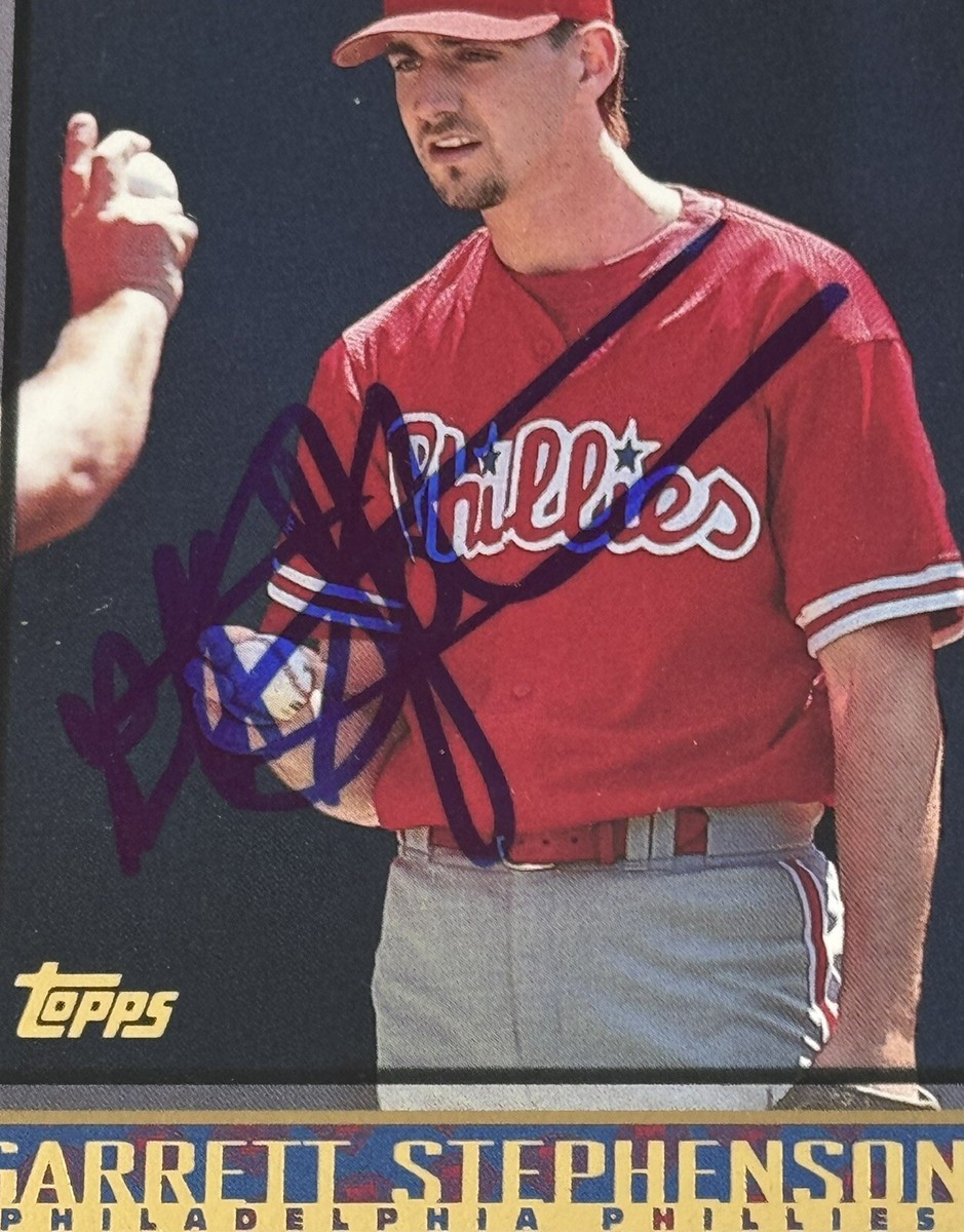Garrett Stephenson 1998 Topps Authentic Signed Autograph Auto Card