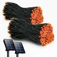 2 Pack Solar String Lights Outdoor, 200 LED ExtraLong 72FT Solar Powered Ligh...