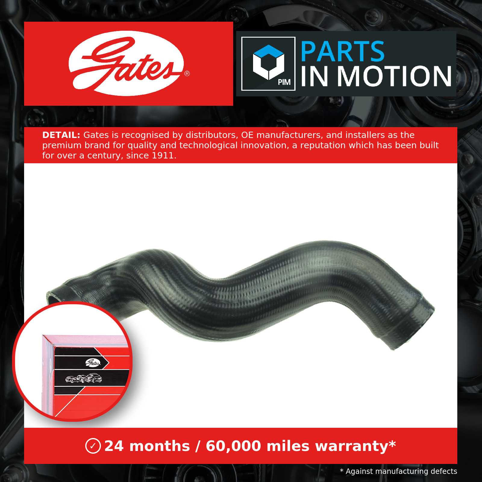 Turbo Hose 09-0335 Gates Charger 8E0145745C Genuine Top Quality Guaranteed New - Image 7