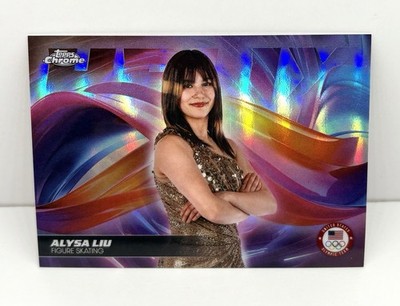 2026 Topps Chrome US Winter Olympics #HX-2 Alysa Liu Helix SSP