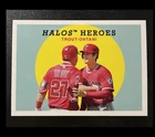 2018 Topps Archives #303 Mike Trout / SHOHEI OHTANI ROOKIE CARD RC HALOS  HEROES