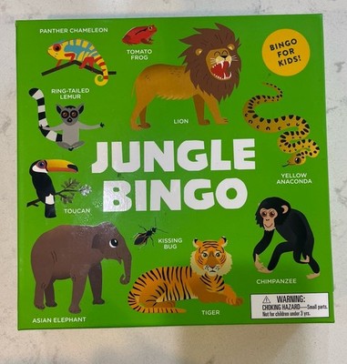 Kids Jungle Bingo Game