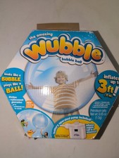 The Amazing Wubble Bubble Ball with Battery Opertated Pump blue 