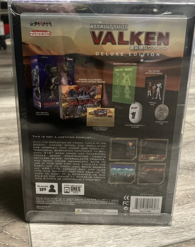 Assault Suits Valken Deluxe - SNES Super Nintendo New NEW Pal Cybernator - Image 2 of 3